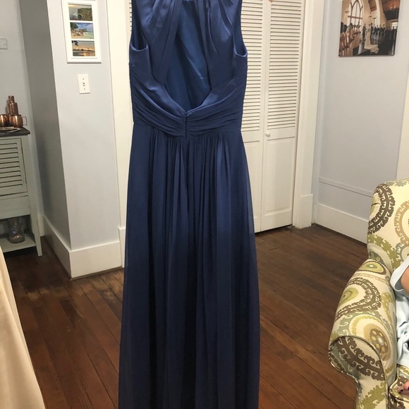 Blue Bridesmaid Dress - Picture 5 of 9